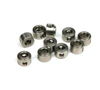 DAYUDDRICAR RC Airplane Part, 10 PCS Model Airplane CNC Wheel Lock Collar Shaft Axle Landing Gear Wheels Stopper Inner Dia 2.1/3.1/4.1/5.1mm Kit Spare Part for RC Model Airplane Plane Fix-wing Acccess
