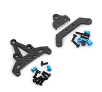 DAYUDDRICAR RC Car Kit, For XV01 XV-01 1/10 RC Car Carbon Fiber Front and Rear Gearbox Mount Bracket Gear Case Holder Spare Part For XV01 XV-01 1/10 RC Car Upgrade Accessories
