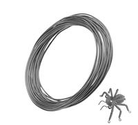 Dayysiuy Alambre de aluminio para manualidades, alambre de joyería flexible para hacer joyas, accesorios de manualidades para arte floristería, bonsái, cuentas, collares, pulseras, proyectos