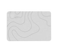 Dayysiuy Alfombra De Piedra Diatomita, 40x60cm Alfombrilla De Baño Absorbente, Alfombra Antideslizante para Puerta De Secado Rápido, Alfombrilla De Ducha De Tierra para Suelo, (No Es De Diatomita)
