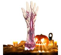 Dayysiuy Halloween Accesorios De Cuerpo Sin Vida - Manos Pies Cortados Terror Fiesta - Miembros Falsos Sangrientos para Escape Rooms Casa Encantada Cine Fotografía