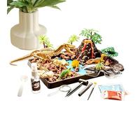 Dayysiuy Infantil para Excavar Fósiles | Desarrollo Interactivo De Habilidades - Kit Científico Excavación Fósiles para Niños,Niños Y Niñas Preescolares Hogar Espacio Juegos Guardería