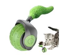 Dayysiuy Juguete Inteligente para Gatos con Cola | Bola Inteligente para Gatos con 2 Velocidades Ajustables | Ejercicio Estimulante para Mascotas - Entrenamiento Ejercicio Compañerismo Diversión