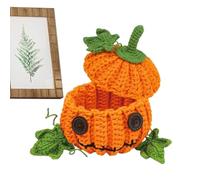 Dayysiuy Kit De Ganchillo Para Adultos | Aprende A Hacer Ganchillo | Artesanía de Calabaza para Mujeres Hombres Aficionados Familia Amigos Compañeros Fiesta de Halloween