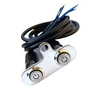 Dayysiuy Pulsador De Manillar,Botón Automático De Bloqueo De Faro De Motocicleta | Control Impermeable De Lámpara Para Motociclistas