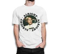 Dazed and Confused Movie T-Tshirts Camisetas y Tops, 90's Matthew Mcconaughey Alright Funny tee(Large)