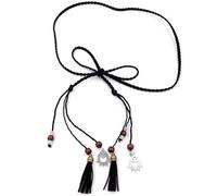 Dazhua Cadena for el vientre de la cintura de moda bohemia: joyería de playa de verano for mujer con detalles de tortuga marina, caracola y perlas