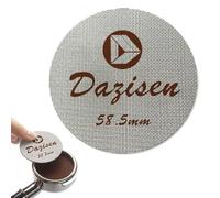DAZISEN Filtro de Café de 58.5mm - Filtro de Café Expreso Filtro Puck Reutilizable 1.7mm Espesor 150μm Puck Screen de Acero Inoxidable Accesorio de Filtro Pantalla de Café