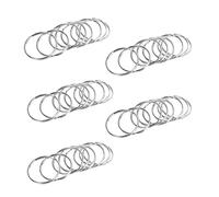 DAZLOR 50 x calidad 50 mm llavero colgante anillo conjunto pesado carga grande llavero lazo con resorte cinta