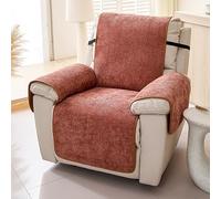 DAZSIAZ Fundas Antideslizantes para Sillones Reclinables, Funda de Sofá de una Pieza con Elástico, Protectores de Muebles para Mascotas, Se Mantienen en su Lugar(Red,55x196cm)