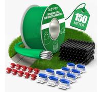 DazSpirit 150m Cable Delimitador para Robot Cortacesped, Kit de Accesorios | Incluir 100 Clavijas, 20 Conectores Cable, 10 Terminales Conexión, Compatible con Gardena Bosch Husqvarna Worx Honda Robomow