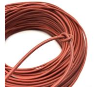 DAZZLEEX 12K 33Ω Calefacción de Piso Cable Calefactor de Fibra de Carbono Cable Calefactor de Manta Eléctrica de Silicona Cable Calefactor de Caucho de Silicona (15M)