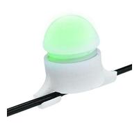 DAZZLEEX 2 unids noche caña de pescar punta clip mordida alarma alarma golpe lámpara electrónica LED indicador luz pescado mordida