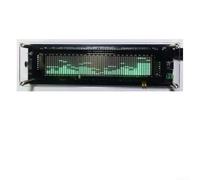 DAZZLEEX Analizador de música VFD Indicador de nivel de audio con pantalla de visualización VFD Entrada de modo dual MEMS Soporte de micrófono Visualizador de ritmo para Home Studio DJ Equipm