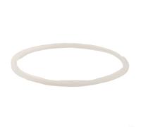 DAZZLEEX Anillo de sellado de goma de silicona transparente de repuesto para tapa de olla a presión de aleación de aluminio de 22-32 cm, sellado elástico resistente a altas temperaturas para una