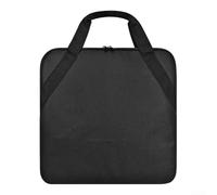 DAZZLEEX Bolsa de almacenamiento digital portátil para báscula de peso corporal, funda de viaje impermeable con asa, funda protectora a prueba de polvo para básculas de baño, gris, 34,3 x 34,3 cm