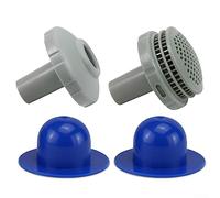 DAZZLEEX Boquillas Piscina Desmontable De Reemplazo Connector para 32mm Piscina (Azul)