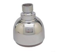 DAZZLEEX Cabezal de ducha LED con control de temperatura, cambio de color, redondo, rociador superior de lluvia, alimentado por agua, fácil de instalar, accesorio de baño ABS, plateado (siete)