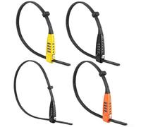 DAZZLEEX Cable de bloqueo de bicicleta 45cm Bloqueo de combinación ajustable con cabeza de aleación de zinc para casco de bicicleta de carretera de montaña Correa de seguridad de alambre de acero