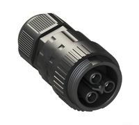 DAZZLEEX Conector de microinversor de CA solar para APSystems EZ1 EZ1-M 17.5A IP68 impermeable resistente a los rayos UV arnés de cable con carcasa de aleación de nailon -40C a 85C rango de