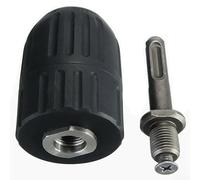 DAZZLEEX Convertidor de portabrocas sin llave 1/2-20UNF Pro HSS de 13 mm + accesorios adaptadores SDS