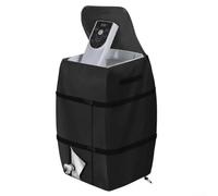 DAZZLEEX Cubierta de la bomba del calentador de agua, negro/gris Cubierta de la bomba del calentador del balneario al aire libre para el equipo de las tinas de hidromasaje, resistente a la intemperie