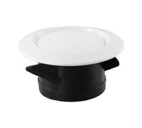 DAZZLEEX Cubierta de ventilación redonda ajustable para techo o pared, difusor de plástico ABS con disco giratorio para baño, cocina, extractor, ventilador, blanco, 75 mm, 100 mm, 125 mm, 150 mm (ø100