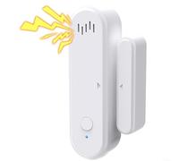 DAZZLEEX de alarma de puerta inalámbrico WiFi, modo dual WiFi+sensor de puerta Bluetooth conexión de red rápida asustar a los intrusos (A)