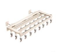 DAZZLEEX Estante de secado de radiador oculto plegable con construcción de aleación de aluminio para ropa interior y artículos de ropa pequeños, accesorio de lavandería para el hogar para secado