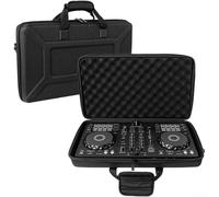 DAZZLEEX Funda rígida de transporte de EVA para controlador Pioneer DDJ-SB2 DJ con bolsillos de malla de doble canal y asa, bolsa de almacenamiento verde y negro, 51 x 29 x 9 cm (B)