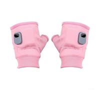 DAZZLEEX Guantes térmicos eléctricos con batería de 1800 mAh, calefacción de 360 grados, guantes térmicos de invierno para senderismo, camping, motocicleta, equitación, negro (rosa)