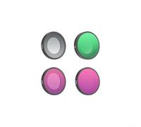 DAZZLEEX INSEEK - Juego de 4 filtros ND para Insta360 GO Ultra, MCUV CPL ND32 ND64 HD vidrio óptico antirreflejos ligero diseño a presión para cámara de acción