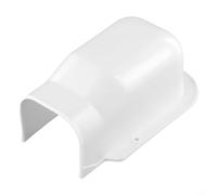 DAZZLEEX Juego de cubierta de línea de PVC decorativo para Split, aire acondicionado central, aire acondicionado mini split sin conductos, CA central (tapa de entrada de pared)