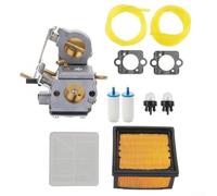 DAZZLEEX Kit de carburador para sierra de corte de hormigón Partner K750 K760 sustituye a C3-EL53 C3-EL43C 510 18 12-02 578 24 34-01 con juntas de línea de combustible de filtro de aire