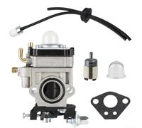 DAZZLEEX Kit de carburador para soplador de mochila PR46BT PR48BT 46cc 48cc reemplaza BP400 BP402 EB7000 EB4300 Pieza de mezcla de aire de combustible de plástico de metal con junta de filtro de bola