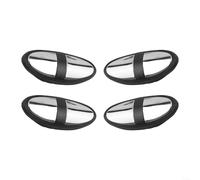 DAZZLEEX Mango de acero inoxidable con sensor de frecuencia cardíaca para bicicletas estáticas, cintas de correr y máquinas cardiovasculares elípticas, par con fácil instalación (2)