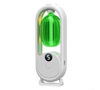 DAZZLEEX Máquina automática de fragancia para el hogar, difusor de aceite, nebulizador con pantalla digital, 5 niveles, para uso en mesa de oficina y coche, negro (A)