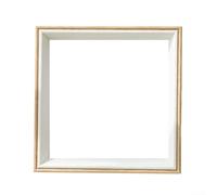 DAZZLEEX Marco de fotos cuadrado moderno de 15 x 15 cm, marco de fotos de resina, horizontal o verticalmente, para la mesa (blanco), H760XML86VZHW34L334AJL1C0R31