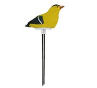 DAZZLEEX Medidor de sensor de humedad del suelo, monitor de agua del suelo, alarma de riego de plantas para jardín, granja, césped, interior y exterior, amarillo