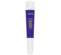 DAZZLEEX Medidor digital de salinidad 0-19.99 ppt Probador de calidad del agua para agua de mar Acuario Sopa Medición de contenido de sal con cubierta protectora Púrpura