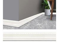 DAZZLEEX Moldura de espuma adhesiva, 5 unidades, autoadhesivas, para decoración de fronteras de pared, 2,3 m