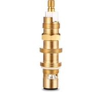 DAZZLEEX Núcleo de válvula de repuesto en cobre compatible con manijas de ducha y grifo 910-030 para un control suave del flujo de agua e instalación en P (derecha)