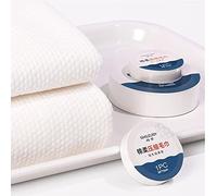 DAZZLEEX Pack Toallas de Playa Comprimidas, Toalla de Baño Desechable Toalla Comprimida Cara Toalla de Limpieza Toalla Portátil Viaje Toalla-5PCS-30X70cm