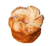 DAZZLEEX Pan falso, modelo de comida falsa artificial de poliuretano, pan francés realista para fotografía y enseñanza en el aula (C)