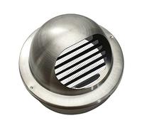 DAZZLEEX pantalla de plata redonda de los muebles del conducto de aire de la cubierta de ventilación de la rejilla redonda del respiradero de