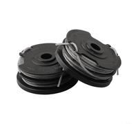 DAZZLEEX Paquete de 2 cables de nailon de 2 mm y carrete para Bosch ART 24 ART 27 ART 30-36 Li AdvancedGrassCut 36 piezas de repuesto de césped de jardín, color gris