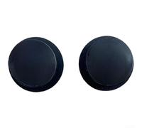 DAZZLEEX Paquete de 2 poleas de doble rodamiento de 46 x 36 x 25 mm para máquina de remo, equipo de fitness, hidráulica, magnética, resistencia al agua, piezas de repuesto negras de hasta 200 kg de