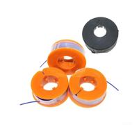 DAZZLEEX Paquete de 3 carretes de repuesto con cubierta para recortadora Bosch ART 23 26 30 Combitrim F016800175 Cabezal de línea de hierba poliamida ABS accesorio de equipo de jardín