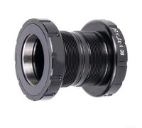 DAZZLEEX Pedalier de bicicleta 68mm Roscada Shell a BB386 Adaptador 87mm Eje para FSA K-Force Light SL-K Gossamer X9 BB30 Bielas Negro