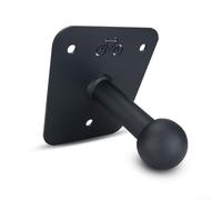 DAZZLEEX Perchas de bicicleta de aleación de aluminio montado en la pared para bicicletas de equilibrio de carretera de montaña, organización de garaje interior, negro, 15 x 15 cm